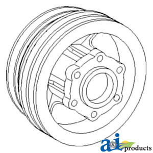 AH145076Pulley, Engine Fan Drive AH145076