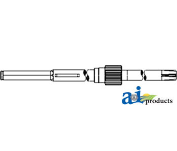 A Ah97643 Shaft Feeder House Lower A Ah97643
