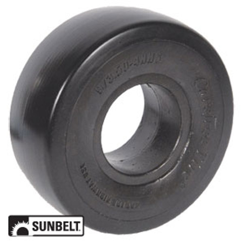 TIRE-SMOOTH, 9X3.5X4, SOLID A-B1CO88