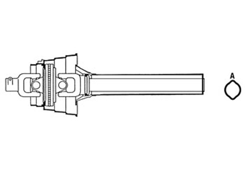 Tractor Half 80 CV Driveline; 540 RPM, 1 3/8"-6 Splined A-108923013