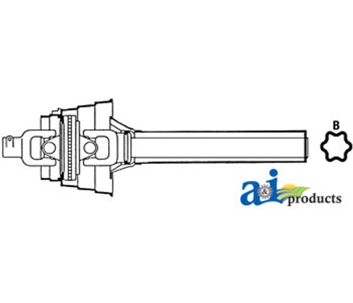Tractor Half 80 Driveline; 1000 RPM A-690373