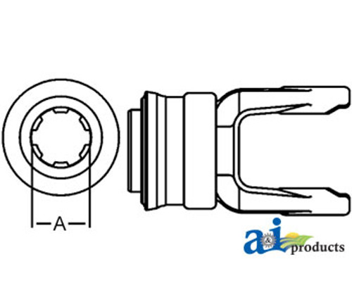 Tractor Yoke - QD Slide Collar A-141029320