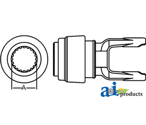 Tractor Yoke Slide Collar A-D261121
