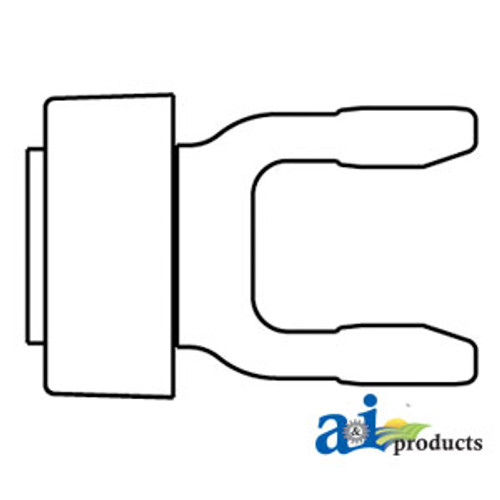 Tractor Yoke, Splined 1 3/8" - 6 Spline w/ Slide Collar A-BP5720E0376