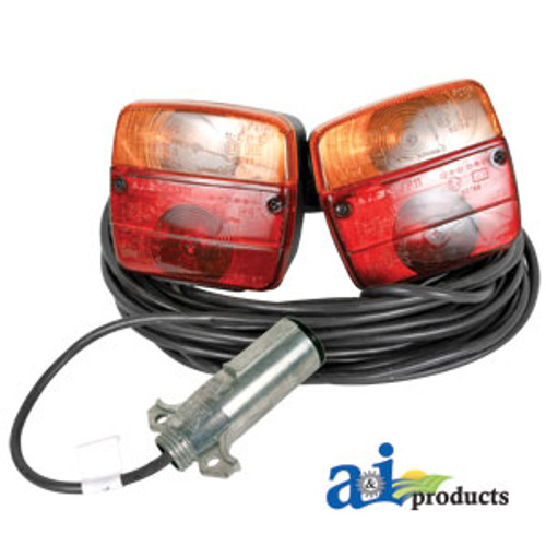 Trailer Magnetic Light Kit W/ Case, 39', 7 Pin Plug (North America) A-B1VLC2120