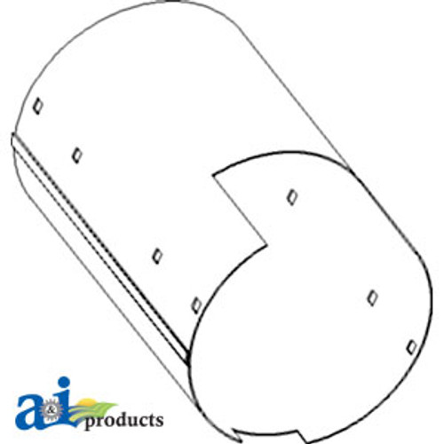 Tube, Grain Tank Loading, 12" Extension A-TLJDE9650