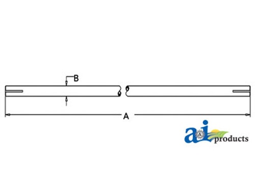 Tube, Tie Rod A-8N3314D