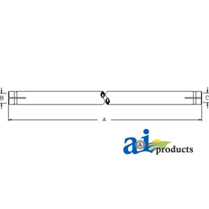 Tube, Tie Rod A-E6NN3282AA