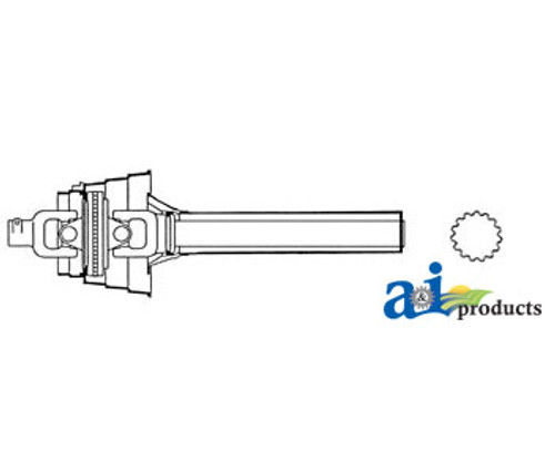 Universal Joint W/ Shaft; Front A-DC30005N