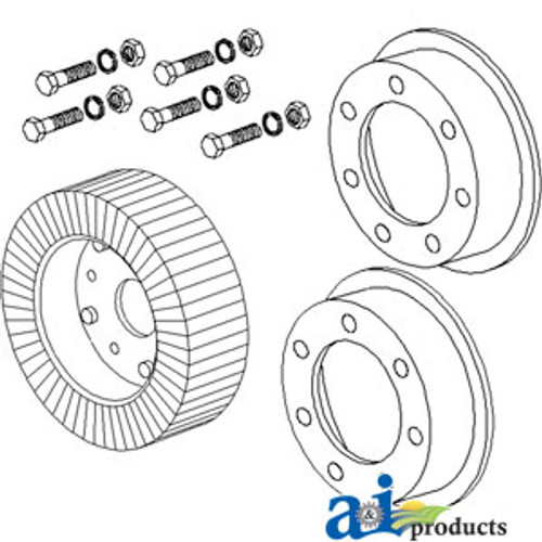 Wheel, 4" X 8" Tail Rim Assembly A-LML311-A