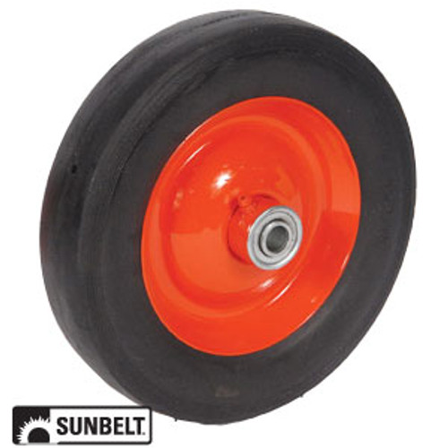 WHEEL-DECK, 8X1.75, SMOOTH, STEEL-ORANGE A-B1SB2976