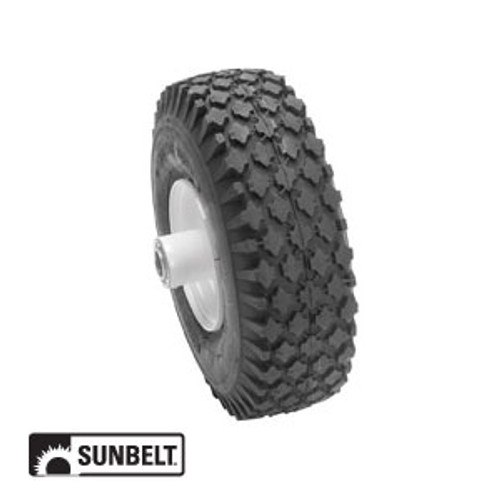 WHEEL-STUD, 4.1X3.5X4, STEEL-WHITE A-B1SB340