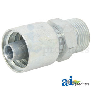 (HW-MF) Male Seal Lok - Rigid - Straight (w/ O-Ring) A-MF-08-10-W