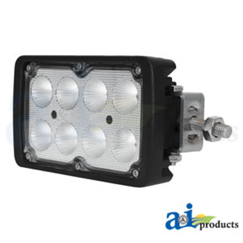Work Lamp, LED, Flood, Rectangle, Side Mount A-WL1205
