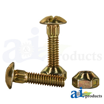 (25) 7/32 x 7/8" Bolt & Nut A-904-524