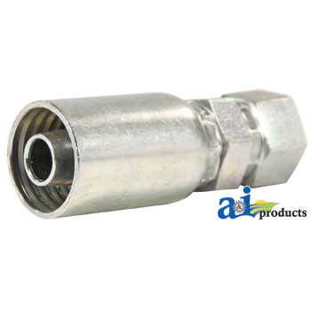 (HC-F-BSPX) Female BSP Parallel Pipe - Swivel - Straight A-F-BSPX-08-06