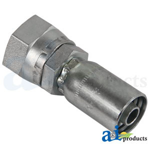 (HC-FFX) Female Seal Lok - Swivel - Straight - Short A-FFX-08-12