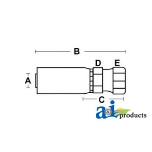 (HC-FSX) Female SAE 45 - Swivel - Straight A-FSX-06-06