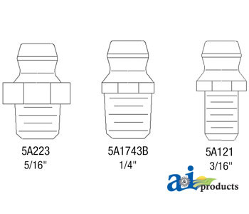 1/4" Drive Type Fittings, 20 Pack A-GF14D