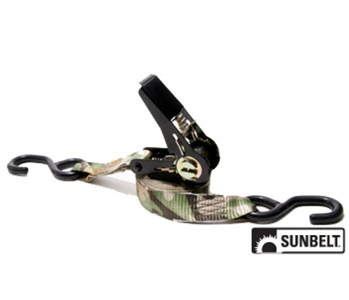 14' X 1" Black Ratchet, Camo Webbing, Single A-B1315690
