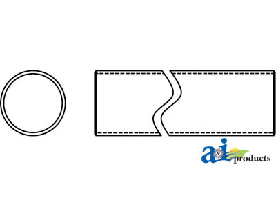 2 3/4" O.D. Round Tube (.109 wall) A-D6244109