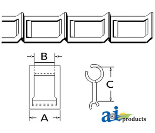 55 Steel Detachable Chain (10 ft) A-55