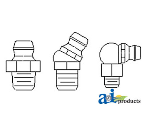 6mm 90 Metric Grease Fitting, 20 Pack A-GF690M