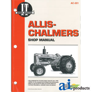 Allis-Chalmers Shop Manual A-SMAC201