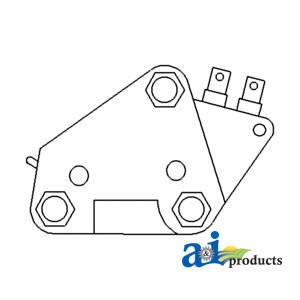 Alternator Internal Voltage Regulator (Heavy Duty) A-303301699