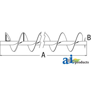Auger; Bin Unloading, 12"/14" Swivel A-71397114
