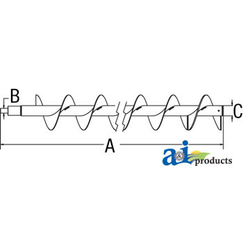 Auger; Unloading, Turret A-71382957