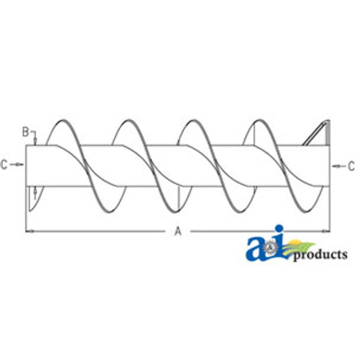 Auger; Vertical Unloading (Extended Wear) A-71399861