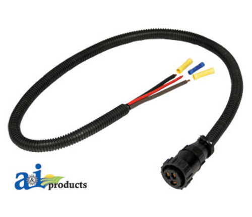 A-RE37651-Auxiliary Power Connector Kit, 3 Pin A-RE37651 john deere 9500 combine wiring diagram 