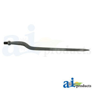 Bale Point 1 3/8 x 32 w/nut,cranked A-BP13832CR