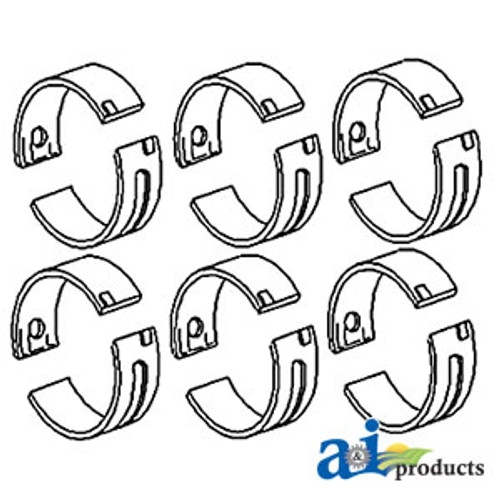 Bearing Set, Main (.010", set of 7) A-74061649