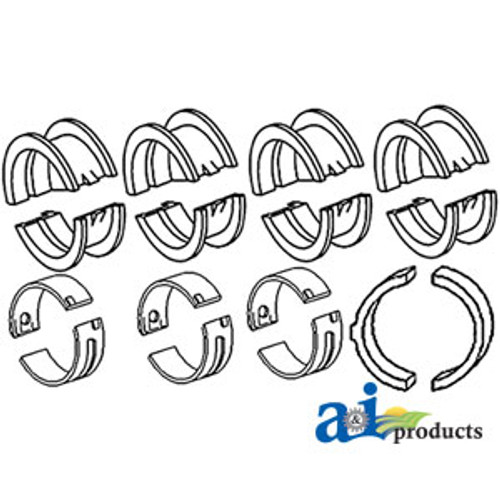 Bearing Set, Main (.010", set of 7) A-MB451-10