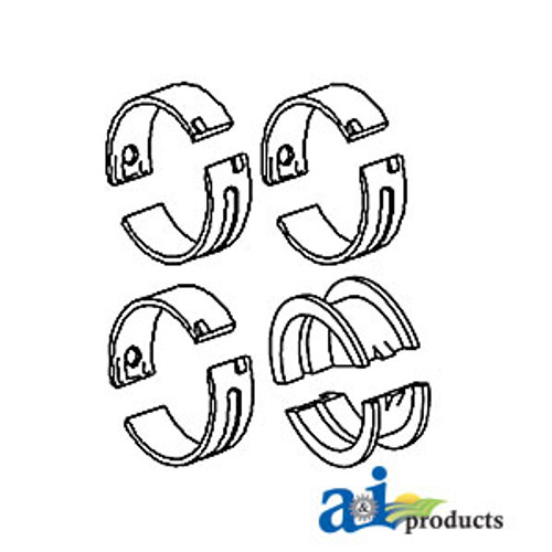 Bearing Set, Main (.020", set of 4) A-34A752-20