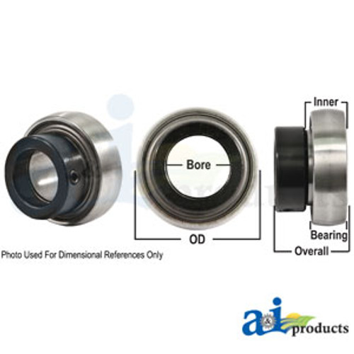 Bearing, Ball; Spherical W/ Collar, Non-Relubricatable A-RA106RRB-I