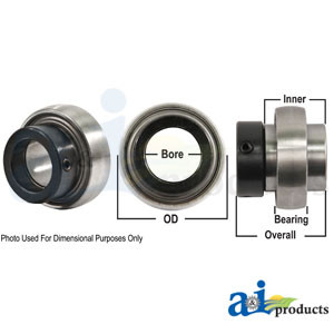 Bearing, Ball; Spherical W/ Collar, Re-Lubricatable A-G1103KRRB-I