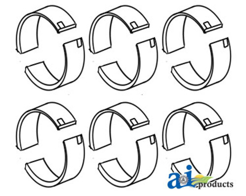 Bearing, Connecting Rod; 0.25 MM (.010") A-4892795