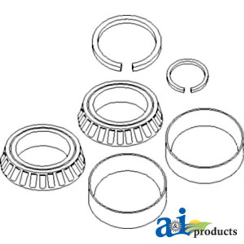 Bearing, Tapered Roller Kit, Clean Grain Gearbox A-AE42998
