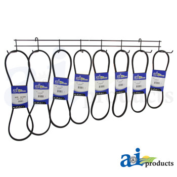 Belt Rack 36" 8 Hooks A-BR1