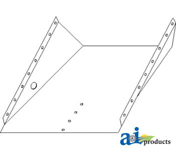 Bottom Assembly, Shoe Return Pan A-1322461C1