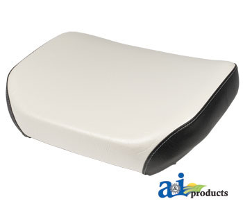 Bottom Cushion, Wood Base, WHT/BLK VINYL A-388546R91-5