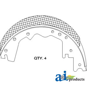 Brake Shoe (Set/ 4) A-AH132840