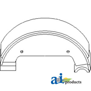 Brake Shoe; Set of 2 A-87344272