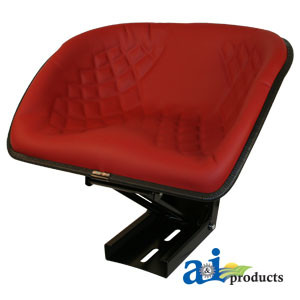 Bucket Style Seat, RED A-BS100RD
