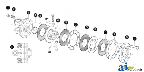 Bushing, Friction Clutch A-180019019