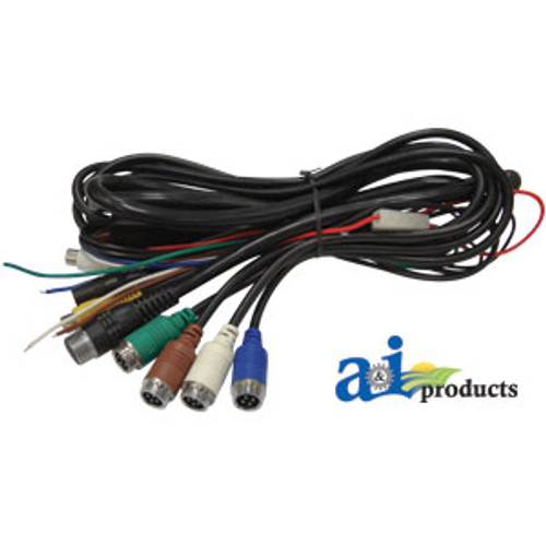 CabCAM 22 Pin Power Harness, Touch Button Monitor A-TB22PH