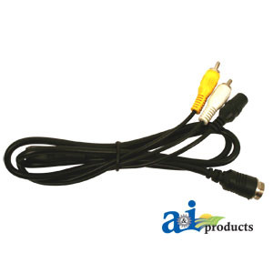 CabCAM Cable, 4 Pin Male/RCA Male/Power A-RCACABLE